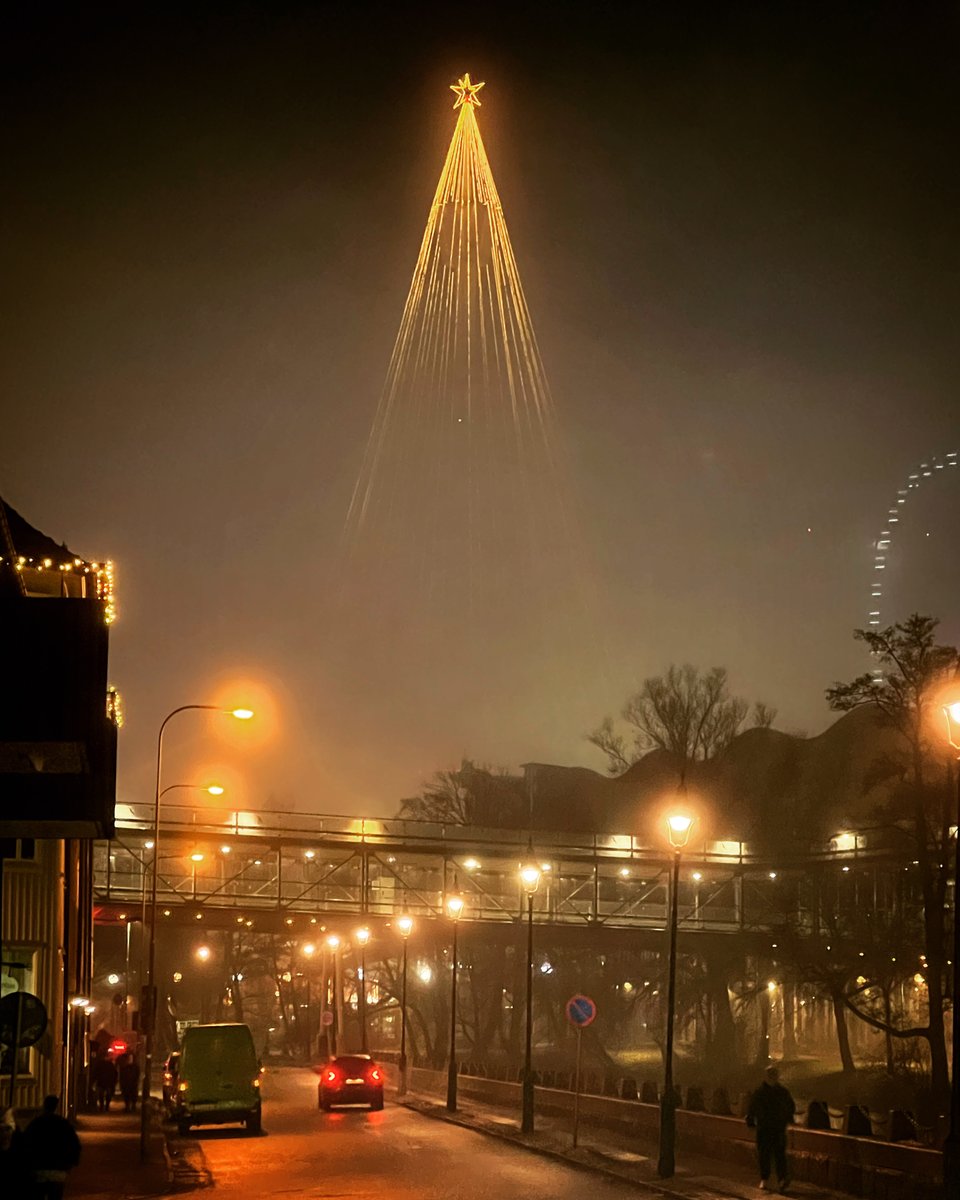 The fog in Gothenburg made for some awesome visuals while taking an evening walk
#gothenburgbynight #gothenburg #göteborg #fog #christmaslights #liseberg