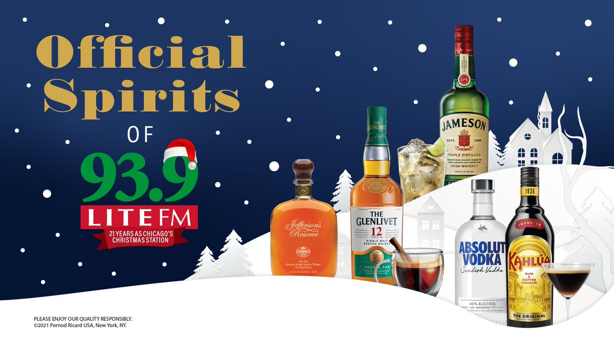 Tomorrow from 3PM TO 5PM join <a href="/robinrock/">Robin Rock</a>, Edison The Reindeer, and the Official Spirits of LITEFM for the Holidays; <a href="/AbsolutUS/">ABSOLUT VODKA</a> <a href="/Kahlua/">Kahlúa</a> @jameson_us <a href="/TheGlenlivet_US/">The Glenlivet US</a> and <a href="/JeffsBourbon/">Jefferson's Bourbon</a> at Mariano’s, 150 West 63rd Street in Westmont. Stop by  &amp; get your Holiday bottles engraved!
