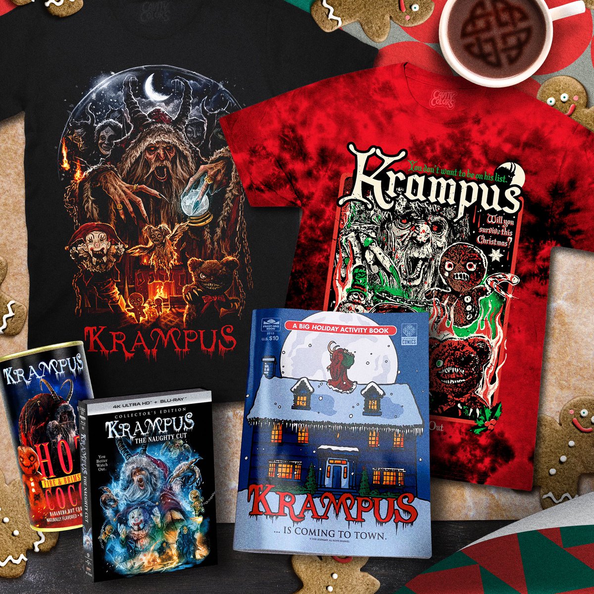 Krampus is coming to town bearing presents before the mayhem. Enter for a chance to win this Krampus package at this link: bit.ly/3F8LbUj