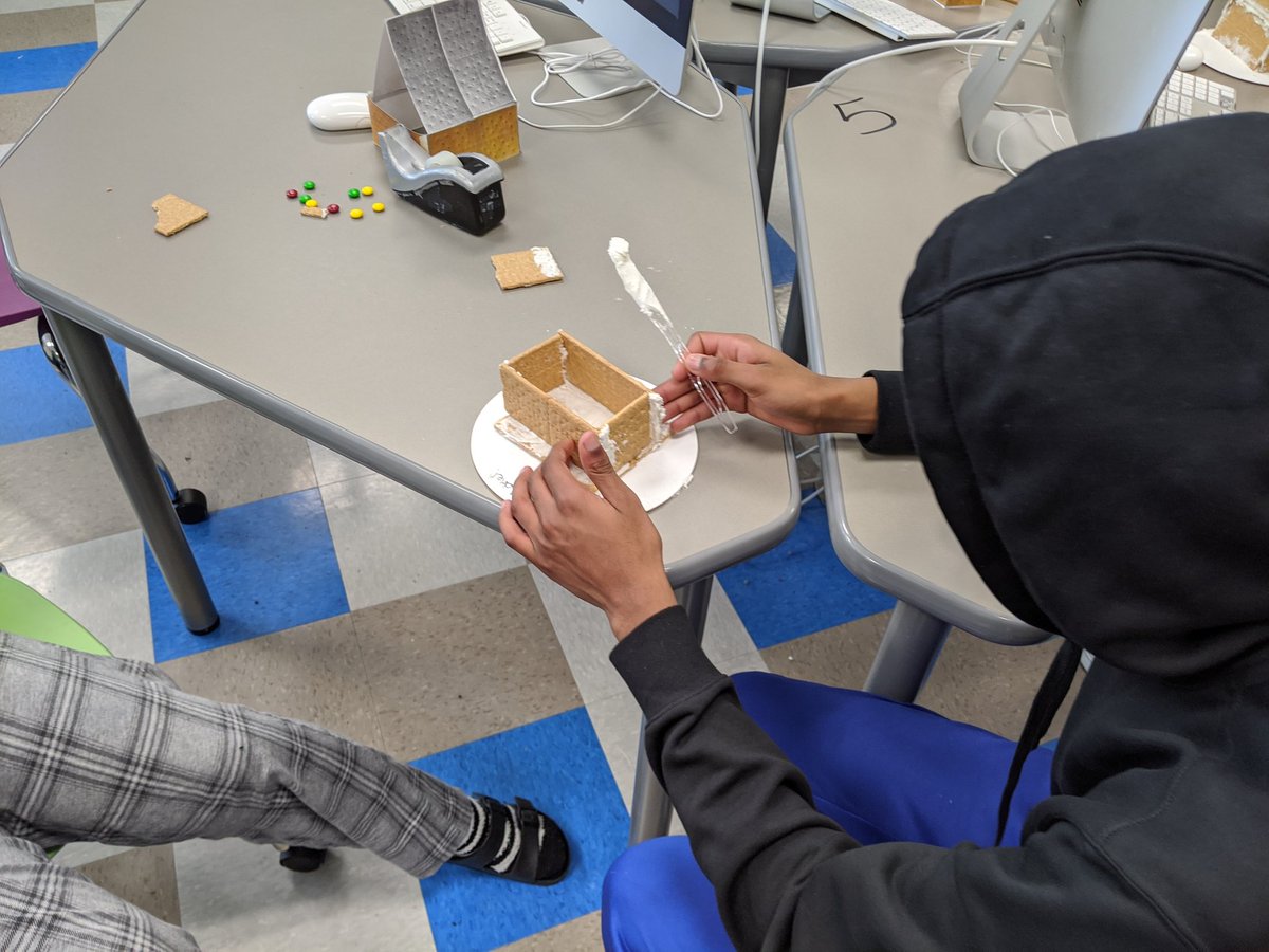 My student engineers are making prototypes to withstand an earthquake. Operation Shake It Up is looking great!