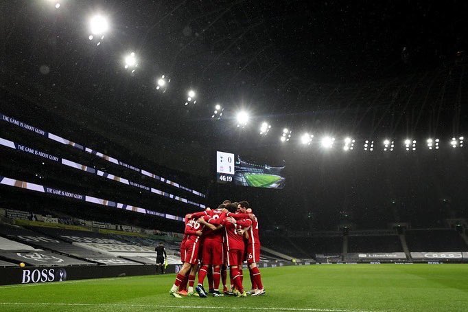 JamesMilner's tweet photo. Tough away trip in difficult times, but we keep pushing 👊🔴 #YNWA https://t.co/sPMW39bx8u
