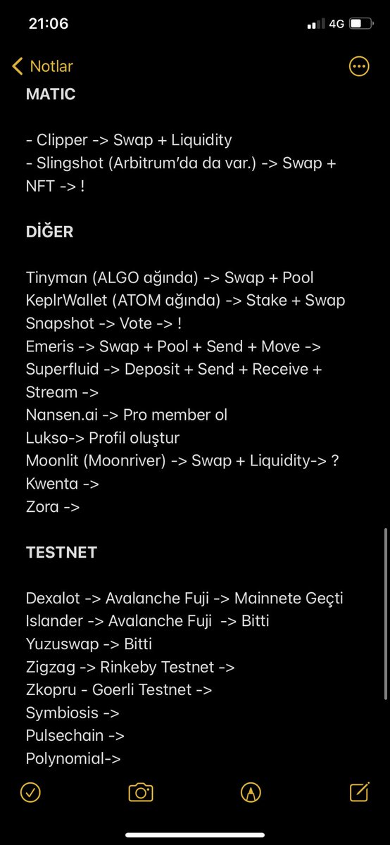 0xOziK's tweet photo. Güncellenmiş Airdrop Listem

! = Yüksek ihtimal, önemli
? = Muhtemelen snapshot alındı

Eksik gördüğünüz bir şey varsa lütfen eklemekten çekinmeyin, umarım faydalı olur 💰🤝 https://t.co/XtKe77oQgH