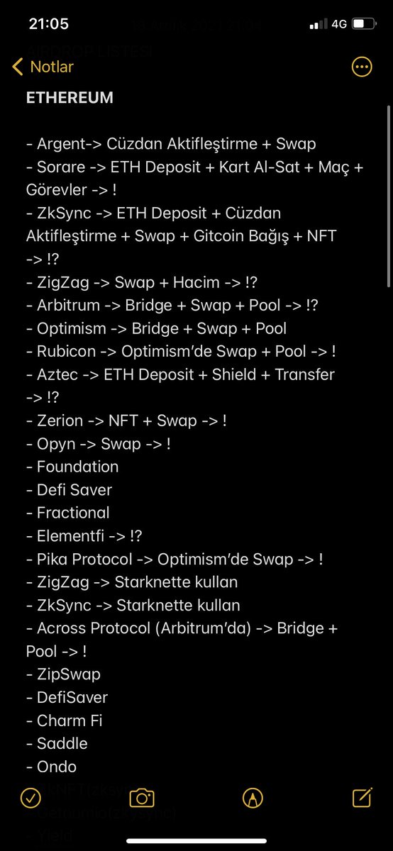 0xOziK's tweet photo. Güncellenmiş Airdrop Listem

! = Yüksek ihtimal, önemli
? = Muhtemelen snapshot alındı

Eksik gördüğünüz bir şey varsa lütfen eklemekten çekinmeyin, umarım faydalı olur 💰🤝 https://t.co/XtKe77oQgH