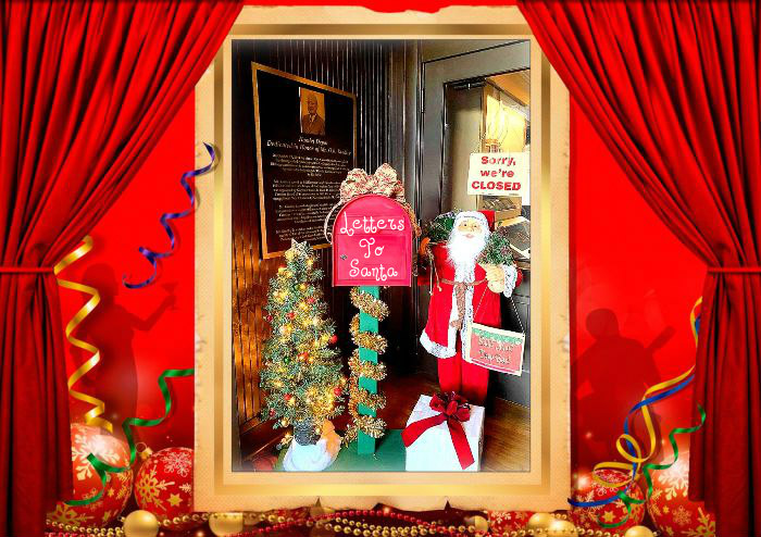 Hamlet Depot &amp; Museums fans &amp; followers w/ children, grandchildren, greats &amp; nieces &amp; nephews time is running out for Letters to Santa to be mailed in our Official Santa's Mailbox this afternoon and tomorrow between 1 &amp; 5PM.  Then on Mon from 8AM &amp; 5PM which is the cut off day.