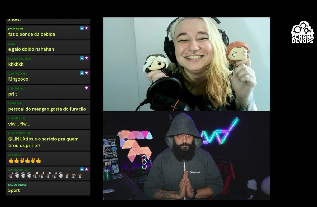 dredias's tweet image. Ultimo dia #SemanaDevOps! Foi sensacional!! Parabéns @badtux_ @punkdodevops @LINUXtipsBR pelo trampo foda!! #VAIIIIII