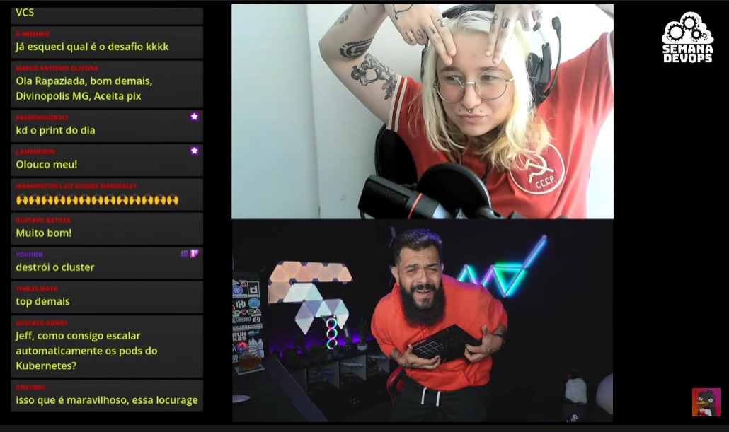 bennytb's tweet image. Aeee, mal acabou a #SemanaDevOps da @LINUXtipsBR e já tô com saudades, treinamento foi fodástico @badtux_ e @punkdodevops. Ahhhh, não postei as prints antes que não tava sabendo que era aqui pelo Twitter. 😅