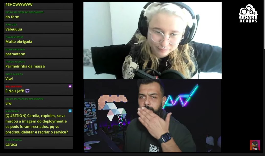 bennytb's tweet image. Aeee, mal acabou a #SemanaDevOps da @LINUXtipsBR e já tô com saudades, treinamento foi fodástico @badtux_ e @punkdodevops. Ahhhh, não postei as prints antes que não tava sabendo que era aqui pelo Twitter. 😅