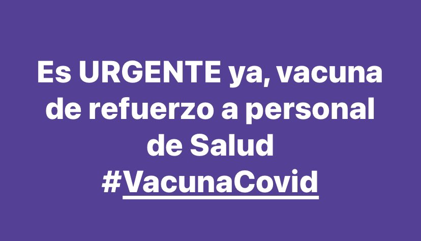 AlohaMeaveMD's tweet photo. Hace un año se vacunó a personal de salud, @HLGatell  cuándo ponen booster a personal de salud? Urgente aplicar refuerzo YA @Claudiashein @EduardoClark @m_ebrard @lopezobrador_ https://t.co/OHqwKrx9z1