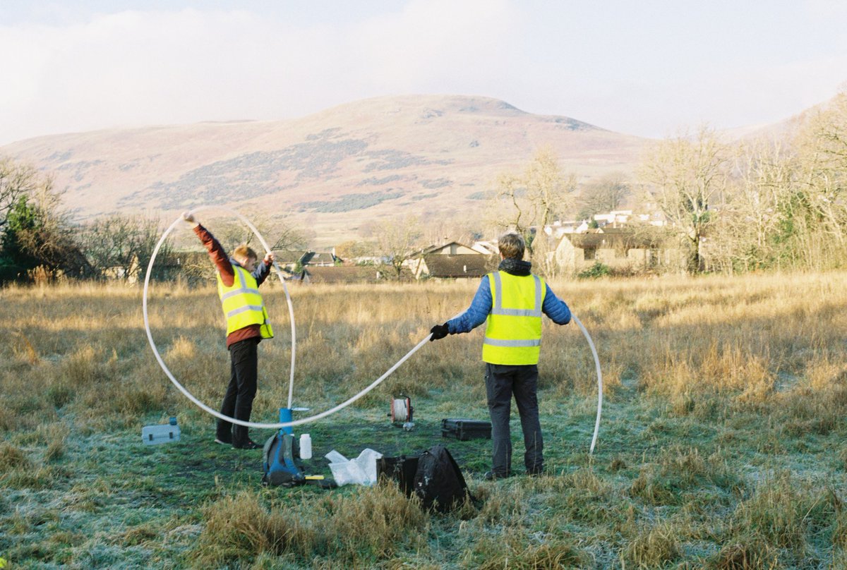 Last day of sampling coal mine geothermal fluids in Dollar (Scotland) for my academic sibling David Walls. What a fun ride! <a href="/FafFclyde/">FAFFclyde</a>