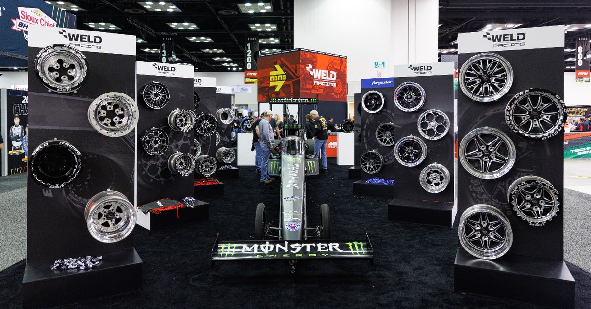 WeldRacing's tweet photo. In case you missed it, check out some of the PRI 2021 highlights! 

Everything from new product sneak peeks to having the 
@jfr_racing
 team sign autographs in our booth. Here's a quick peek of what went down! 

Camera with flash: Larry Chen

#MYPRI | #PRI2021 | #NHRA | #DragWELD https://t.co/svDaY7hdhr