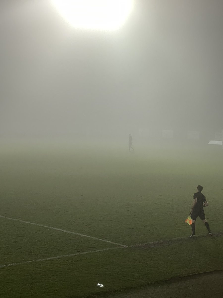 BMDscouting's tweet photo. This was the view for the terrace this afternoon - the game continued on to end 🙈 https://t.co/qJrWxwyt0z
