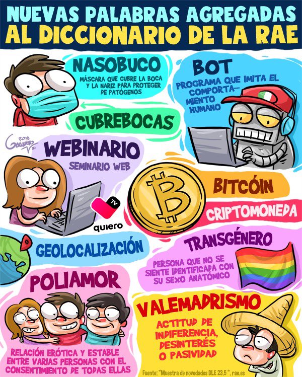 Poliamor, transgénero y bitcoin, entre las nuevas palabras del diccionario  de la RAE