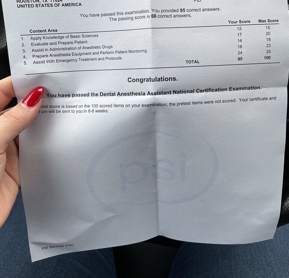 kokomania's tweet photo. Yay I passed my #DAANCE exam ! Now I can be a human again and relax lol #anesthesia @pulte @MrBeast https://t.co/GTjNFXZIbr