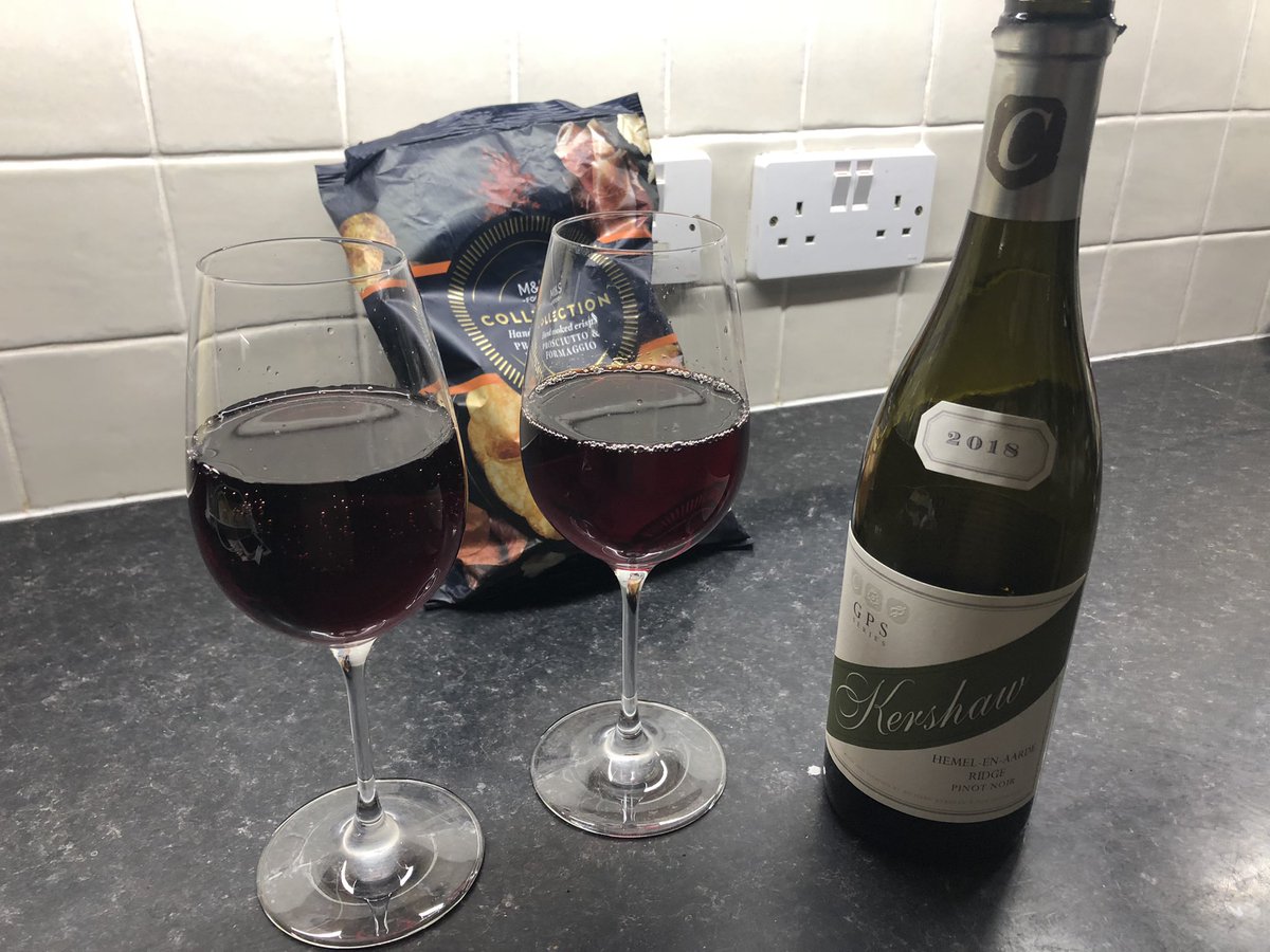 SHealeyPearce's tweet photo. The nicest red I have EVER had! Excuse the big glass but it’s so I don’t have to leave the fire too often! Thank you Jake @vinogustouk !!! #cheers #RedWine https://t.co/4SnZCONX2e