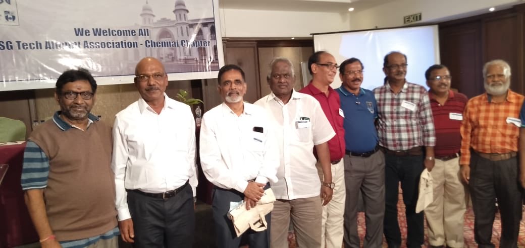 mafoikprajan's tweet image. Delighted to launch #PSGTech Alumni Business Council, an institution envisioned along the lines of ⁦@tiesv⁩ to recognize, foster &amp;amp; mentor #entrepreneurship among our alumni in Chennai today ! Good to see &amp;gt;150 from 1972 to 2020 batches turn up in person for the launch !