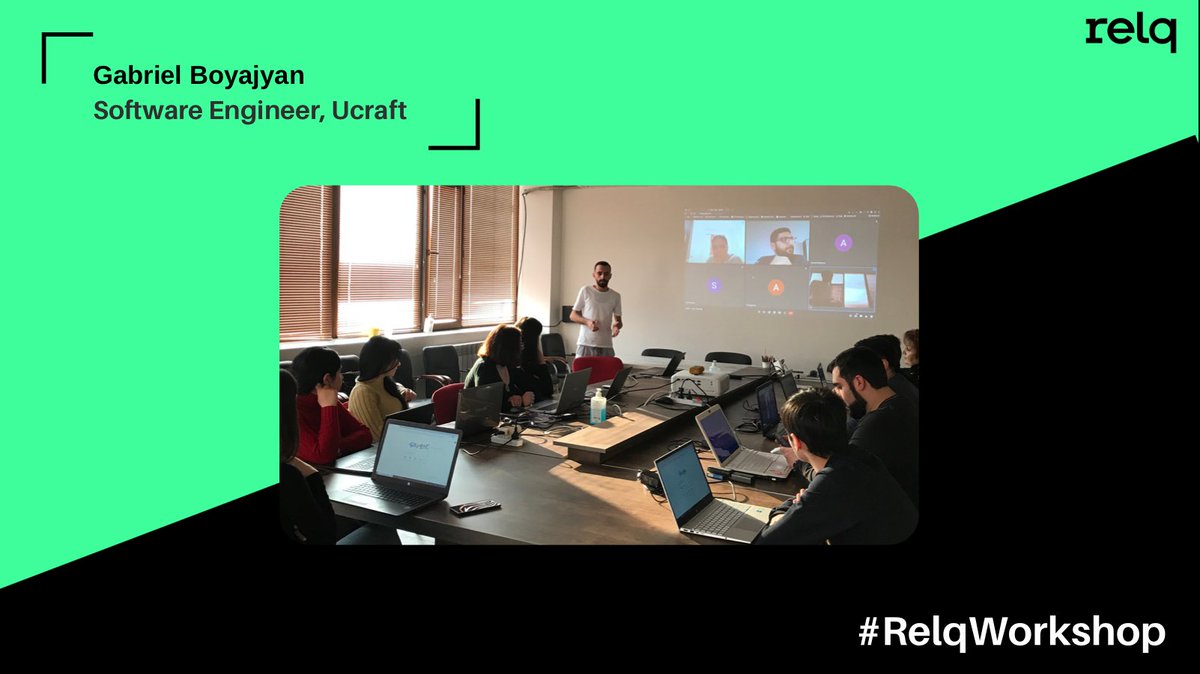 AcademyRelq's tweet photo. ✌🏽Here we are! A very productive day indeed!

▶️Hybrid workshop

▶️Workshop Topic
GitHub

▶️Workshop Leader
Gabriel Boyajyan
Software Engineer, Ucraft https://t.co/pv1S3DPjxs