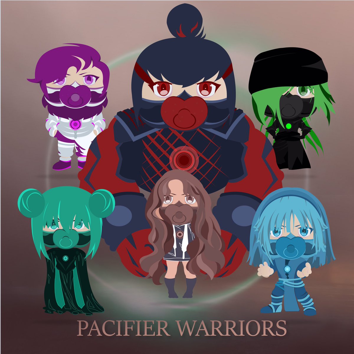 pacifierwarrior's tweet photo. Pacifier Warriors. 
#pacifierwarriors
#NFTs #NFTcollection #NFTGame #nftart #NFTCommunity #nftgames  #cartoon #art #arte #ilustracion #dailyposts #nftproject #nftartwork #nftcollection #Instadaily #Instadaily #Girl #Fun #Family https://t.co/8NX3p5hhsW