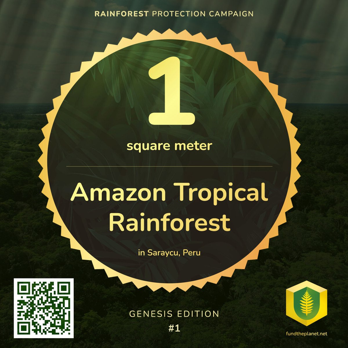 fundtheplanet's tweet photo. WIN Rainforest Bits on Twitter, Discord &amp; with RFTs!

Each Rainforest Bit saves 1 m² of Rainforest &amp; has the chance to WIN the largest &amp; rarest RFT of the Genesis Edition. Start collecting NOW!

HOW?
1. Follow
2. Retweet 
3. Tag 3 friends

👇 See MORE in comments 👇 https://t.co/0sJOXg5I8k