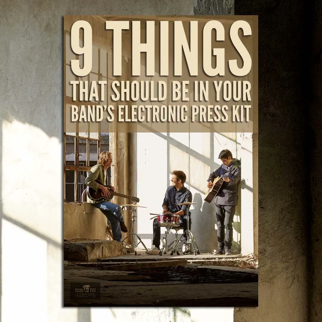 Whatever your band goals for 2022, from landing more gigs to making it easier for the media to write about you, here are nine things all bands should have in their electronic press kit. 
#bandmarketing #musicmarketing101 buff.ly/3GVN3Ak