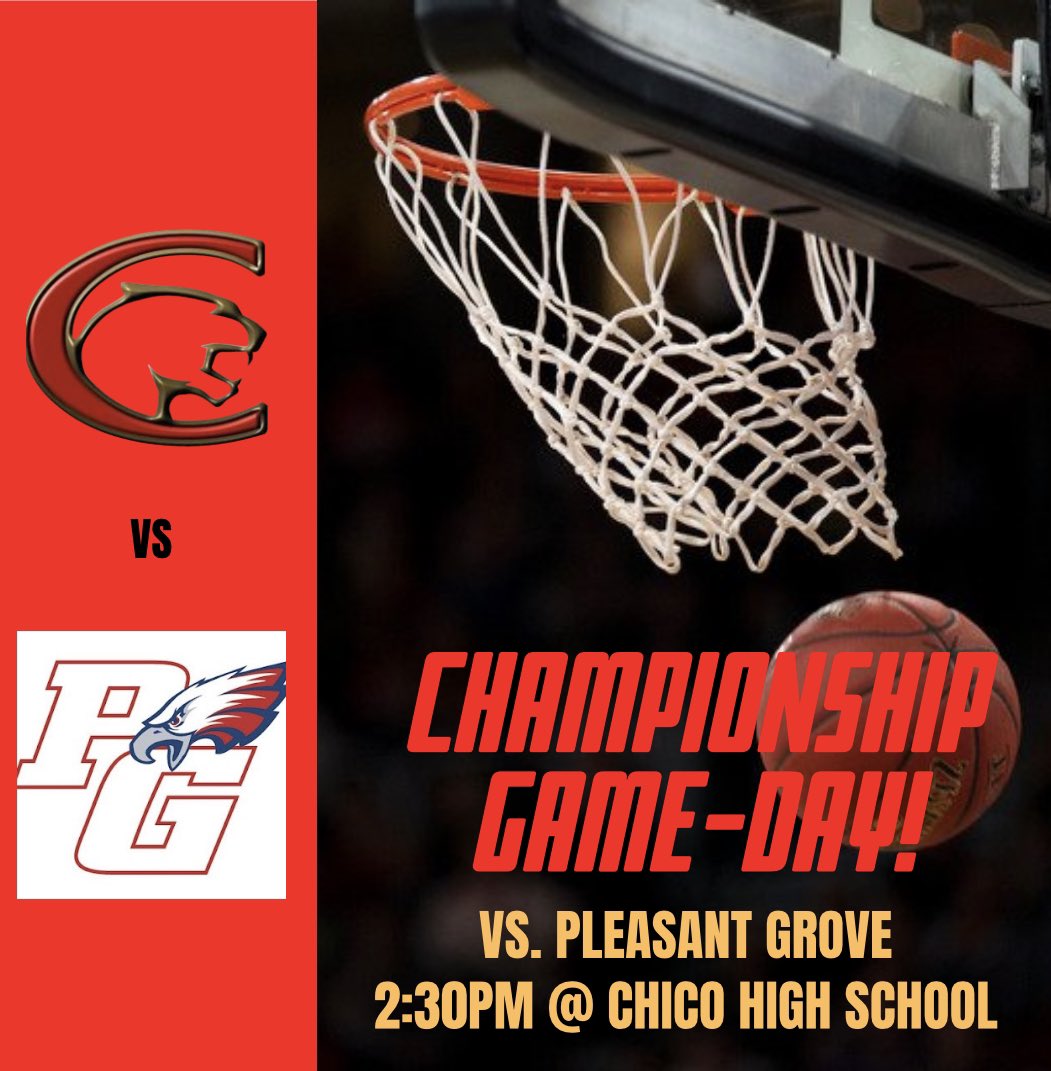 🚨CHAMPIONSHIP GAME-DAY!
Panther Showdown Tourney
🗓 12-18-21
⏰ 2:30pm
🆚 Pleasant Grove
📍 Chico HS