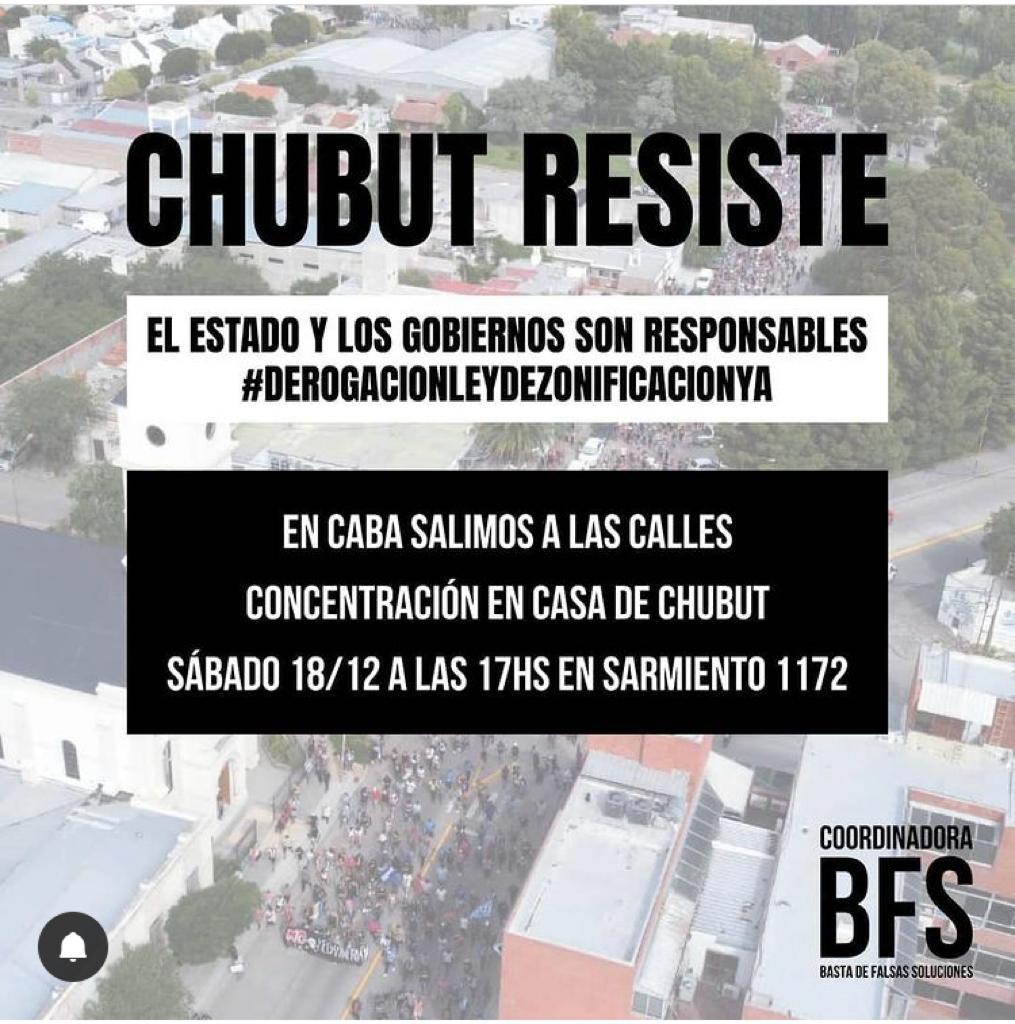 #DerogacionLeydeZonificaccionYa
#ChubutResiste