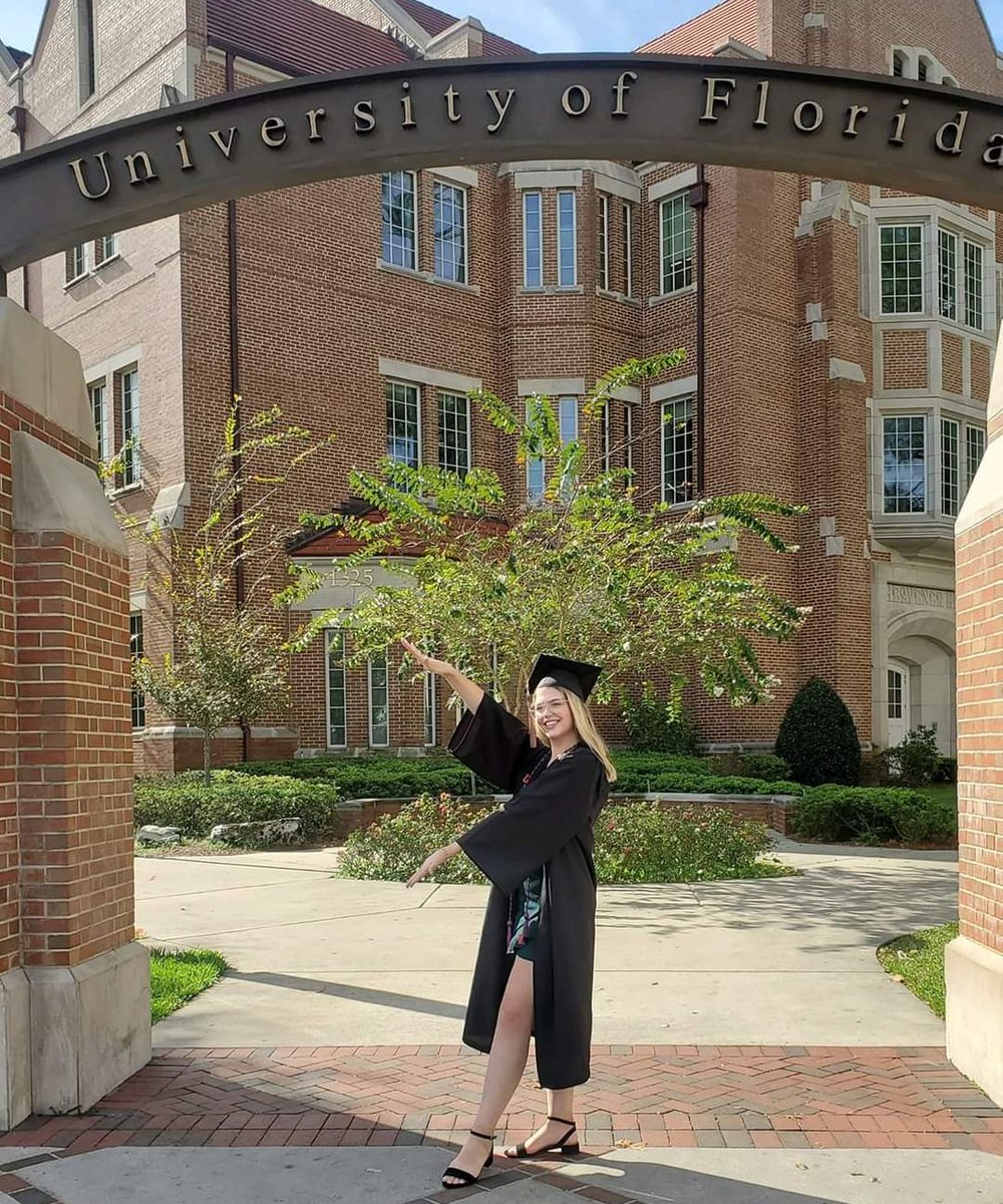 So proud of my baby sister! Love you Megan! #UFGrad #GoGators
