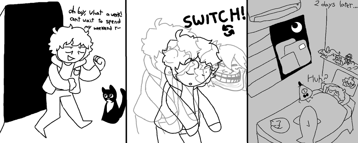 spamtonpussy's tweet photo. ok i exposed my secret (mental disorder) time to post a relatable comic about it https://t.co/8avIsNX7LU