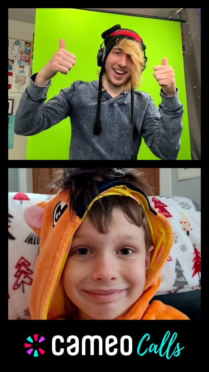 christylee220's tweet photo. My son got to meet his favorite steamer @KreekCraft today. Thank you so much for taking time out of your busy day. #cameo #gamerlife https://t.co/Av1QO0gzRe