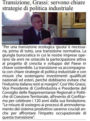 GradedSpa's tweet photo. #TransizioneEcologica, il Vp @Confindustria #VitoGrassi su #cnews: Servono chiare strategie di #politica #industriale
#EcologicalTransition #EnergyTransition #Industry #Sustainability #sustainabledevelopment #SDGs https://t.co/ghWCielatA