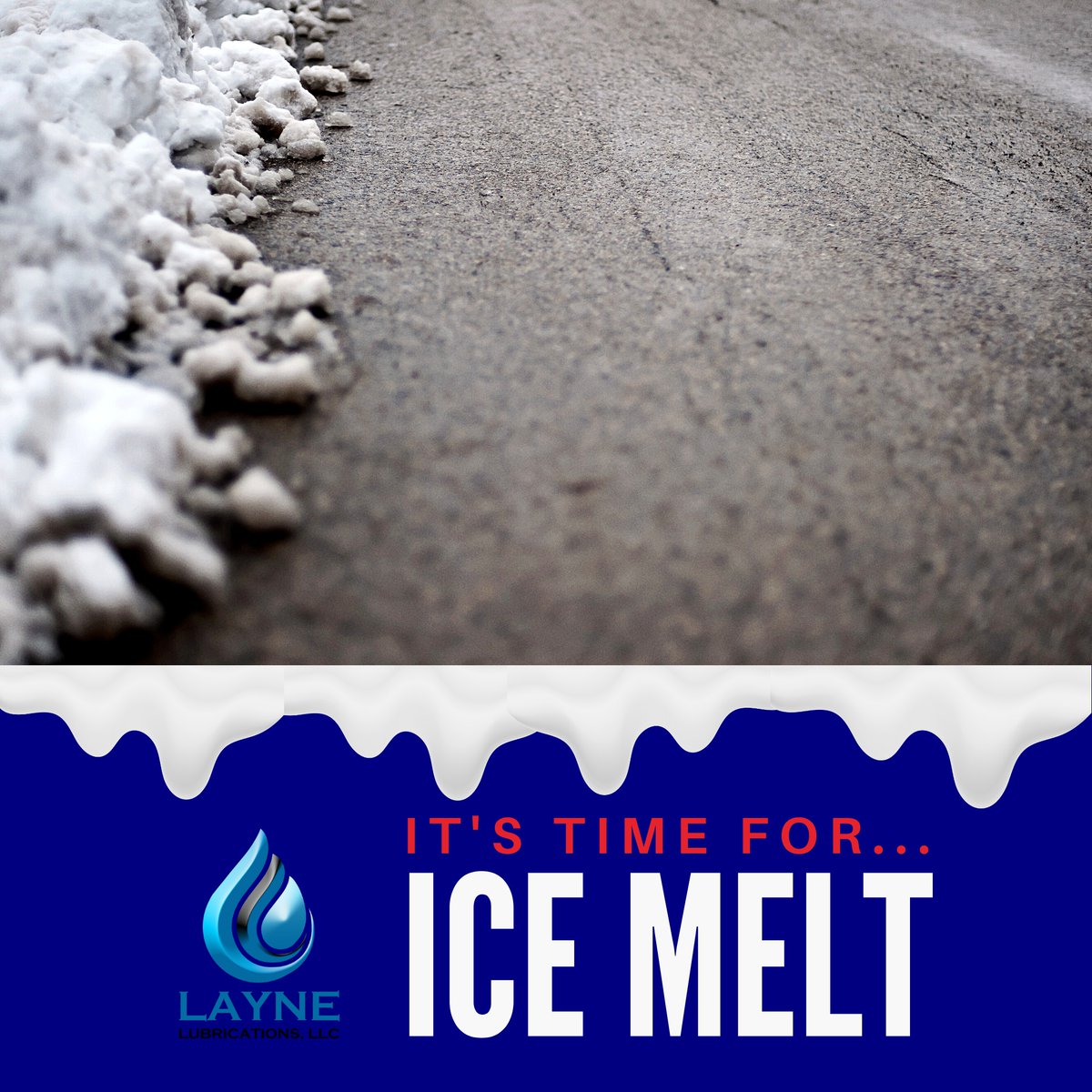 laynelub's tweet photo. Prevent slip and falls this winter! ❄️ Stock up on ice melt. SAVE BIG 💰 We've got great pricing on 25 &amp; 50lb bags! Call us today at 203-587-0977 #laynelubrications #winterinct #conneticutwinter #icesafety #icemelt #icyroads #wintertime #coldweather #connecticut #bridgeportct https://t.co/0JqVexcAzj