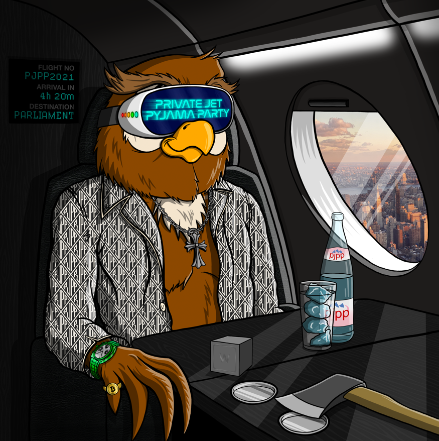 Limerchandise's tweet image. My first Owl from #pjpp and we can all agree that it's #definitelysomething RARE! @PJPP_NFT