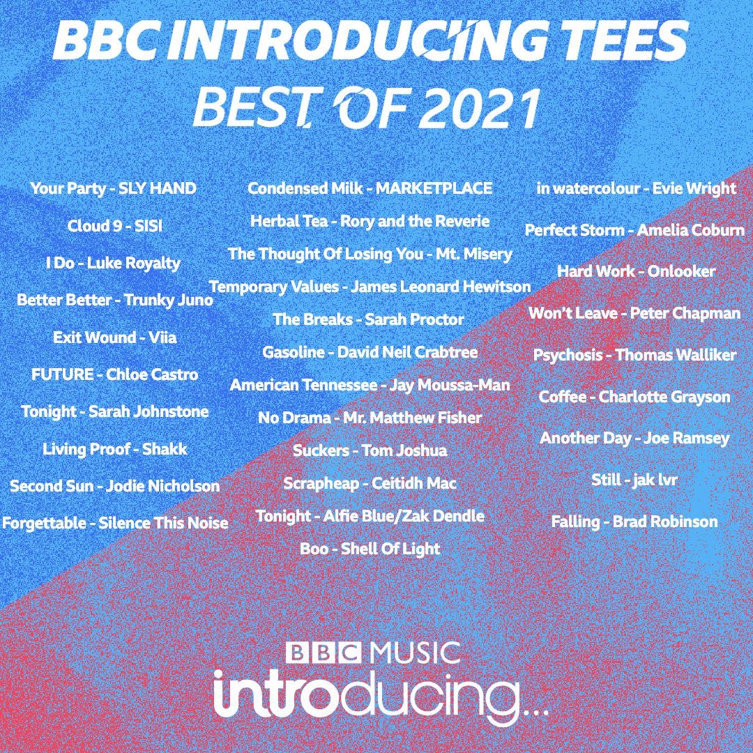 Last <a href="/bbcintroducing/">BBC Music Introducing</a> on Radio Tees show of 2021✨I’m going to be looking back at the last 12 months, playing some of the best tracks ❤️‍🔥 it’s part 1 with part 2 airing in the new year 💫 Thank you to all the artists for uploading, it’s always such a pleasure to share your music xx