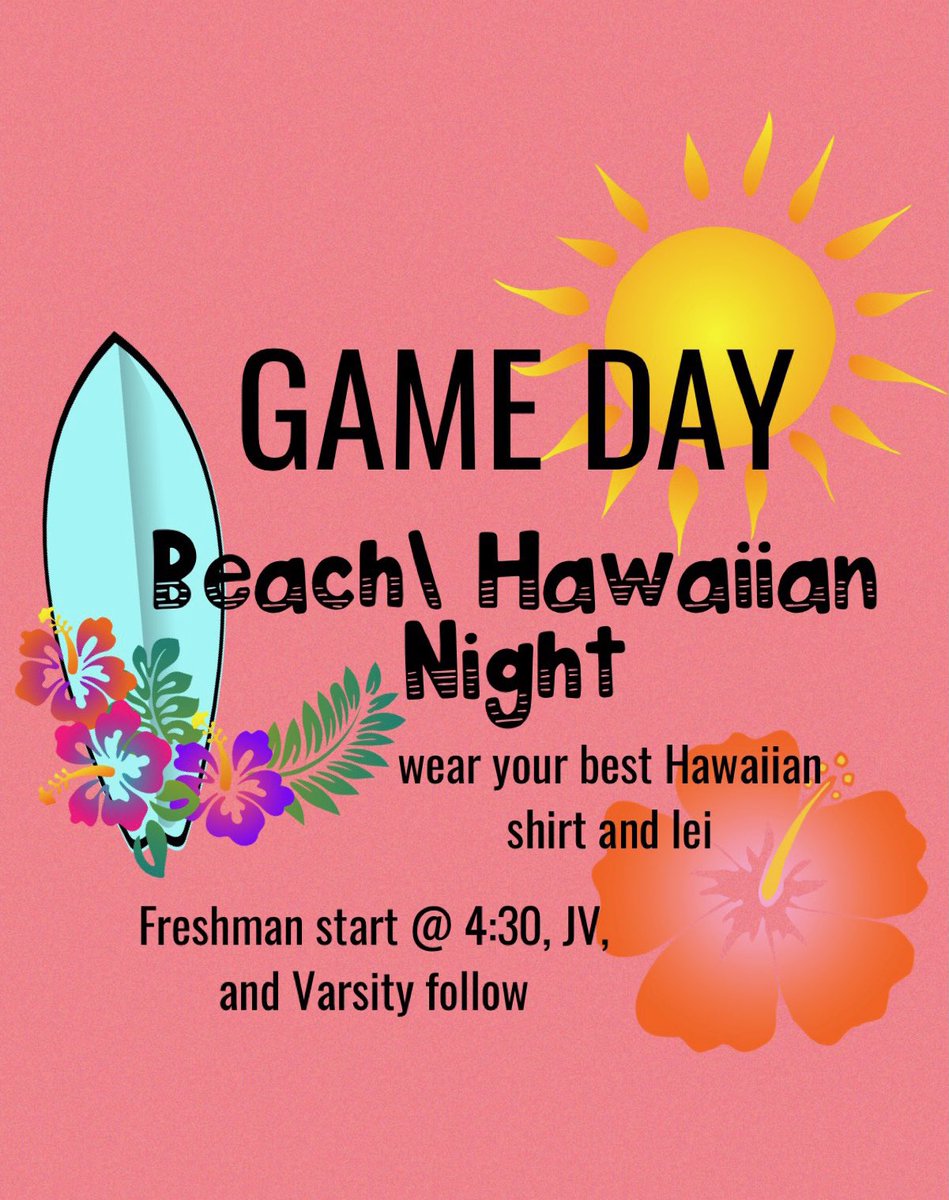 PHSstudent24's tweet photo. Game day @ Tiffin!! Come support our boys‼️ Theme is beach/ hawaiian 🏝☀️#allinphs #gopirates #piratebasketball @PerkinsBasketb1 https://t.co/XVH2W5BEEt