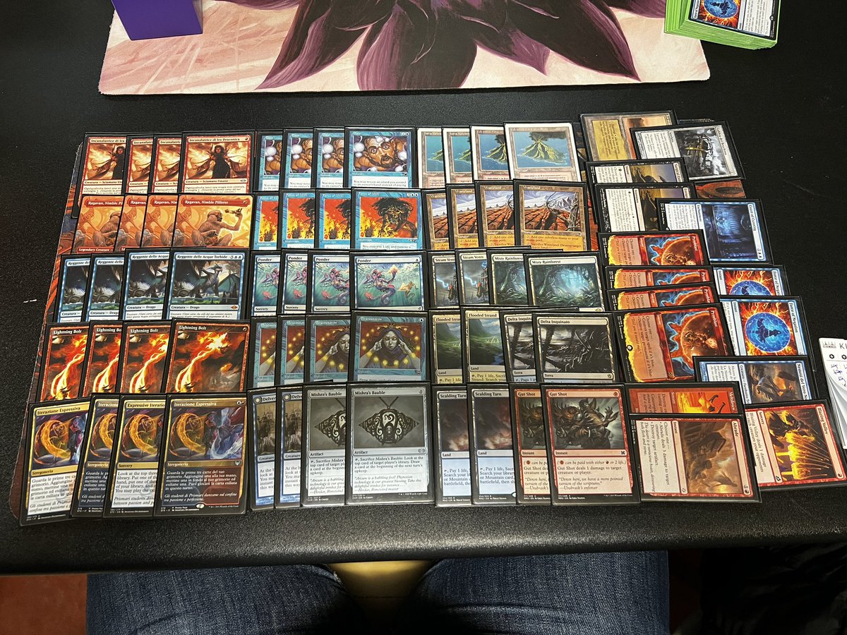 Claudio_Ke01's tweet photo. 2-2 Today Local Legacy Tournament
Many mistakes and wrong lines, but I hai so much Fun
4c Yorion Zenith🔥🔥
Reanimator☠️☠️
Boomer Reanimator☠️🔥🔥
Maverick☠️☠️
#MTGLegacy #MTGTabletop https://t.co/p9aEftlPeA