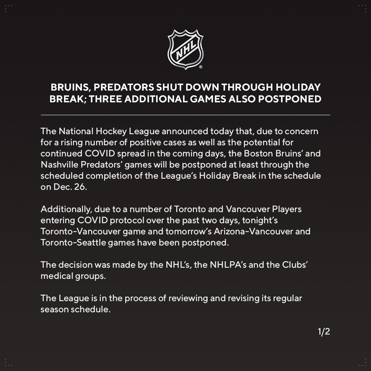 NHL Public Relations on X