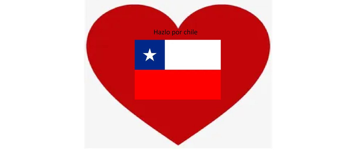 JGamer8122's tweet photo. tenemos amor por chile #tuvotosalvachile https://t.co/6qWClWwBjG