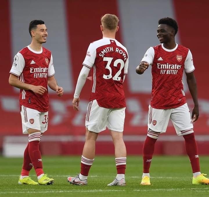 UPYOURARSENAL04's tweet photo. Martinelli(20) ⚽️⚽️
Saka (20)⚽️
Smith Rowe (21) ⚽️

We don't buy superstars, We make them - Arsene Wenger😎 https://t.co/uvufDrKpWb