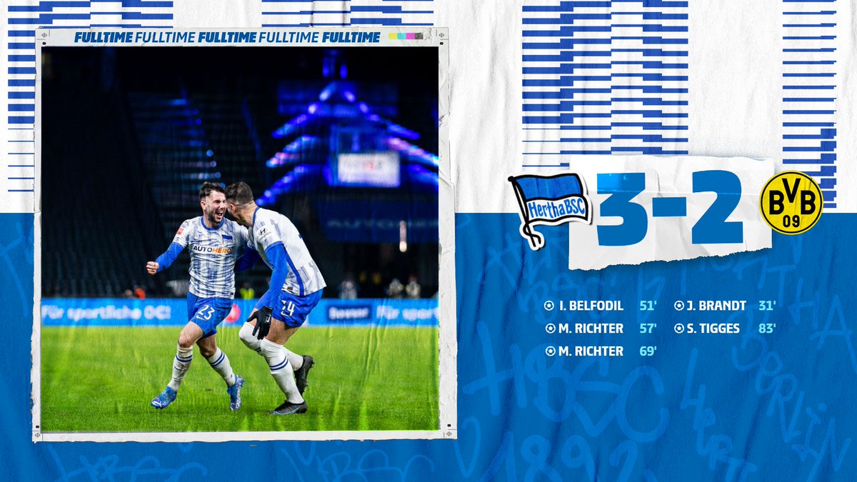 HerthaBSC_EN's tweet photo. THERE'S THE FINAL WHISTLE!!!!

MERRY CHRISTMAS, EVERYONE 💙🤍🎄

#BSCBVB #GemeinsamHertha #HaHoHe https://t.co/uvxMUTBoRx