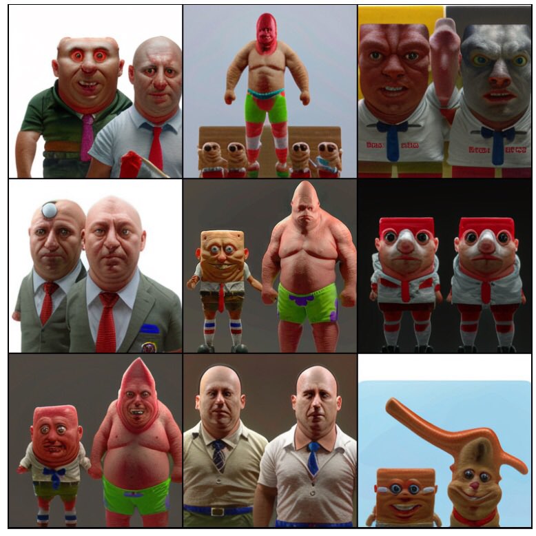 Patrick and Spongebob Normalpants @ai_curio #LookingGlassAI