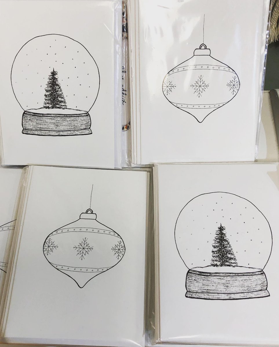 Just delivered! 🎁 We love these ornaments made by Court’s Crafts! Each one is lovingly #Handmade and makes the perfect gift or addition to your tree! 🎄 We also have #ChristmasCards in stock! #WomenInBusiness #Ornaments #HandmadeWithLove