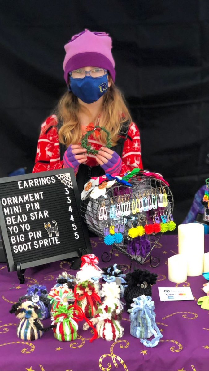 Don’t miss the mega talents of 13 local kiddos at the Kids Holiday Market today! Support the next generation of market entrepreneurs . . . get your stocking stuffers and last minute gifts! 🎁 #kidsmarket