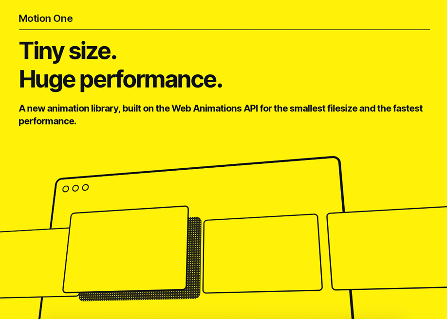 Handy tools &amp; apps for designers #35

Motion One by <a href="/mattgperry/">Matt Perry</a> - The Web Animations API for everyone.

⤷ bit.ly/3uJgxwp #animation #designtools