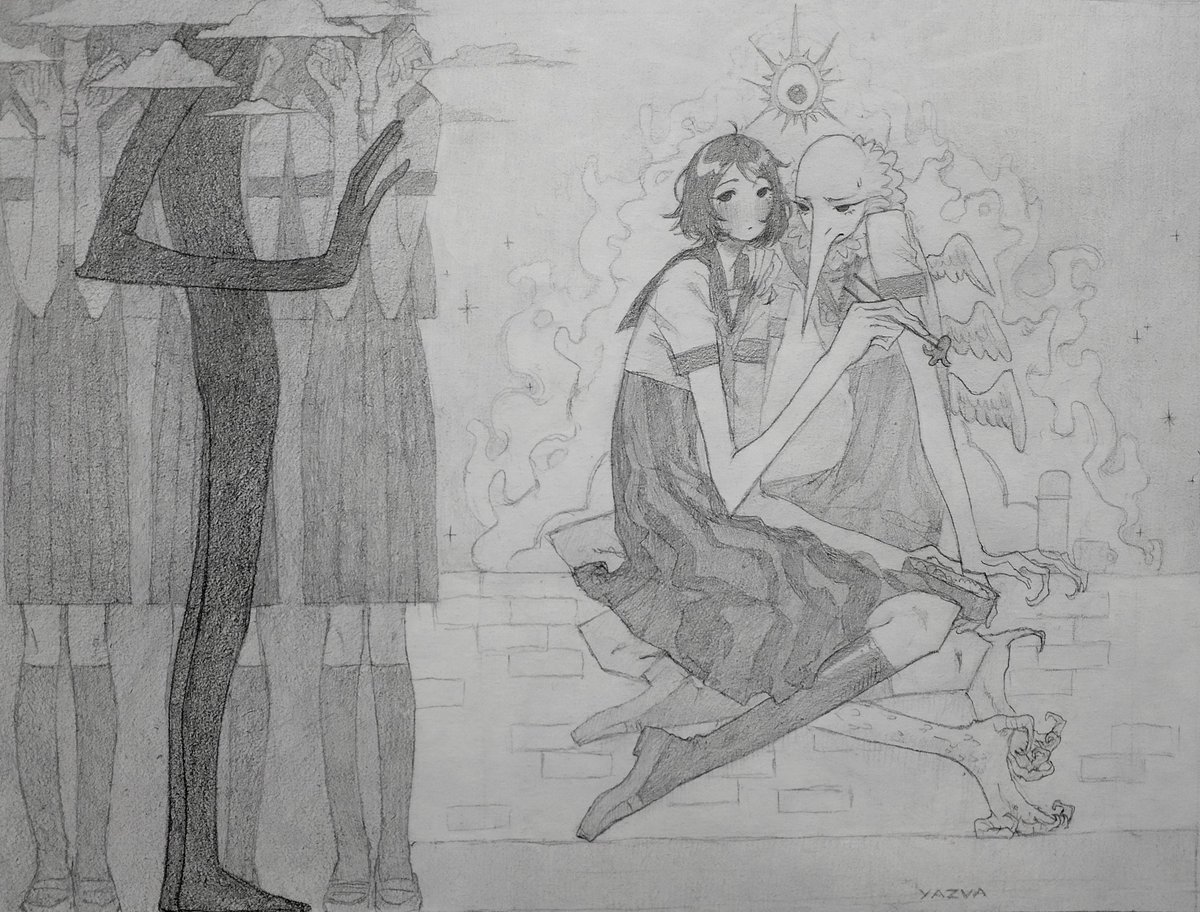 yazva21's tweet photo. Series of drawings I made a year ago
I still like it, though 🥰 https://t.co/c9bgYrlDH6