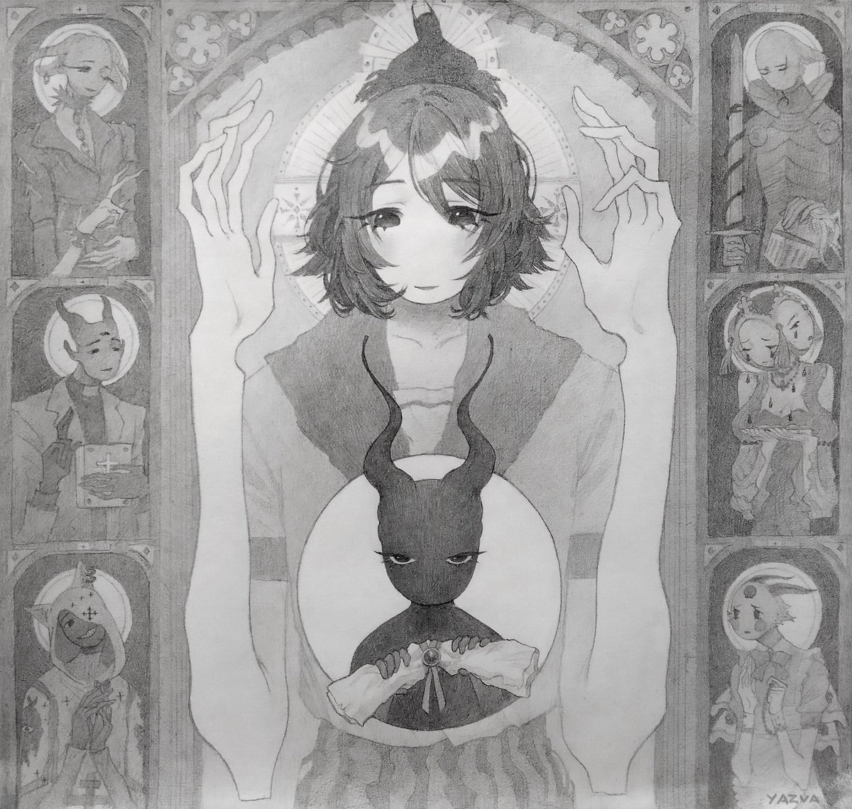 yazva21's tweet photo. Series of drawings I made a year ago
I still like it, though 🥰 https://t.co/c9bgYrlDH6