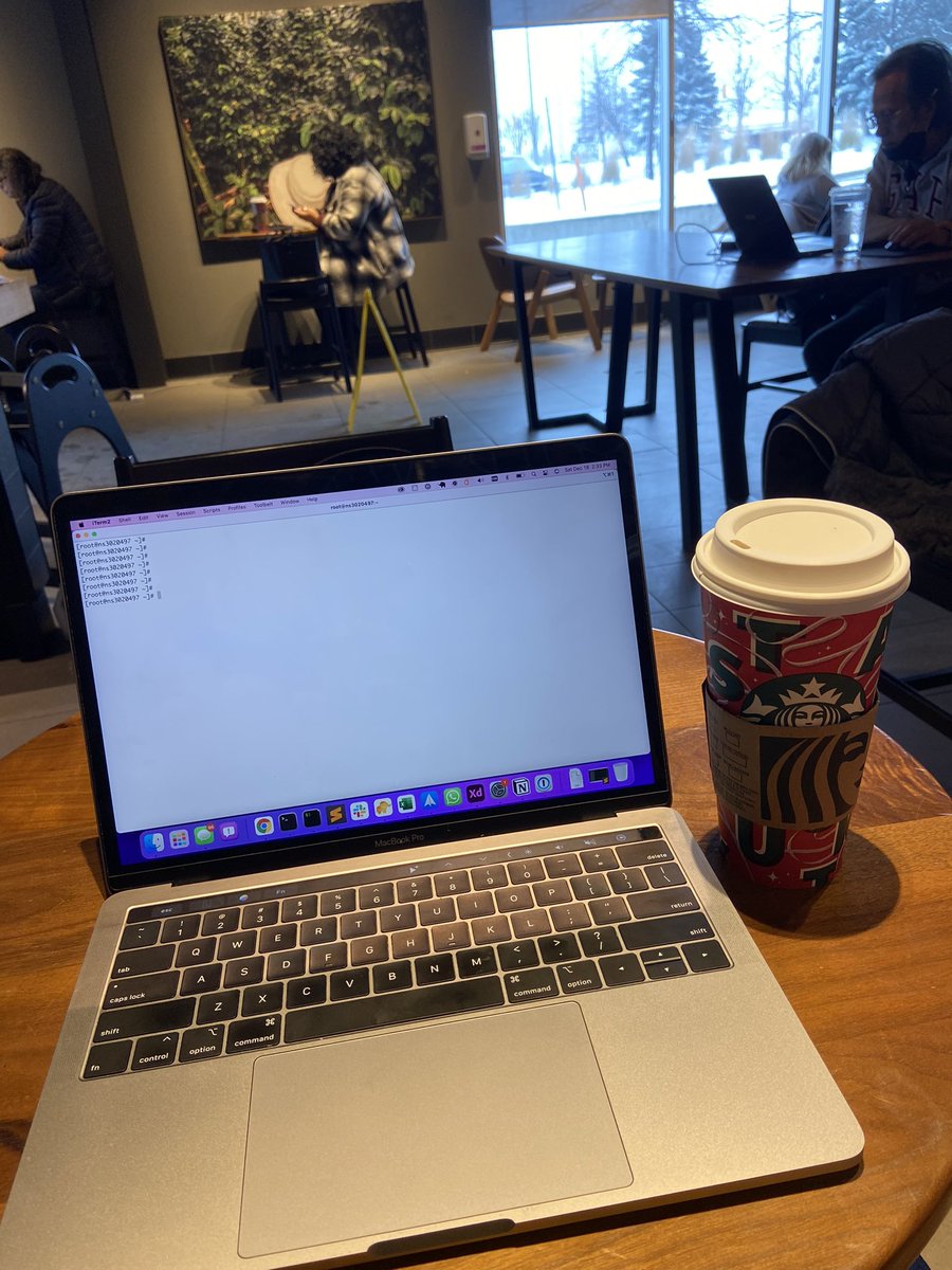 Who else is enjoying the winter beverage? #code #coffee