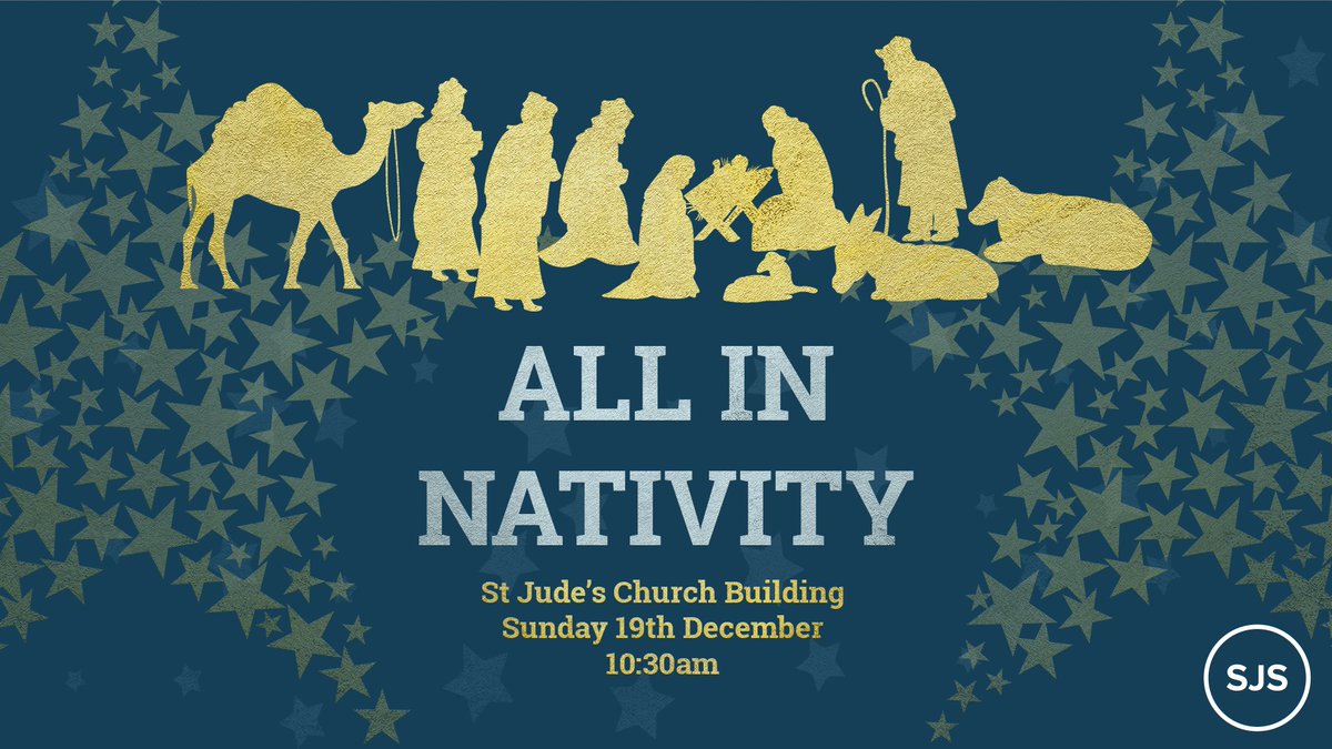 Tomorrow morning is our All In Nativity! Join us in the building or on Facebook or YouTube at 10:30am for this all-age service. Don't forget to come dressed as your favourite nativity character!