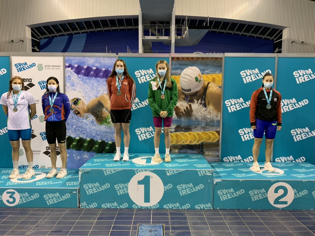 ⚡️2021 National Women 100m Butterfly⚡️

🥇Ele DONEGAN
🥈Andrea COX
🥉Danielle FARRELL
🥉Kelly BROWN

COM. Medal
Connie PHILLIPS

📹 Livestream ➡️ youtu.be/5Tz5ZV_FlMQ

🚨Live result ➡️ http://live timings.swimireland.ie

#IrishSC21