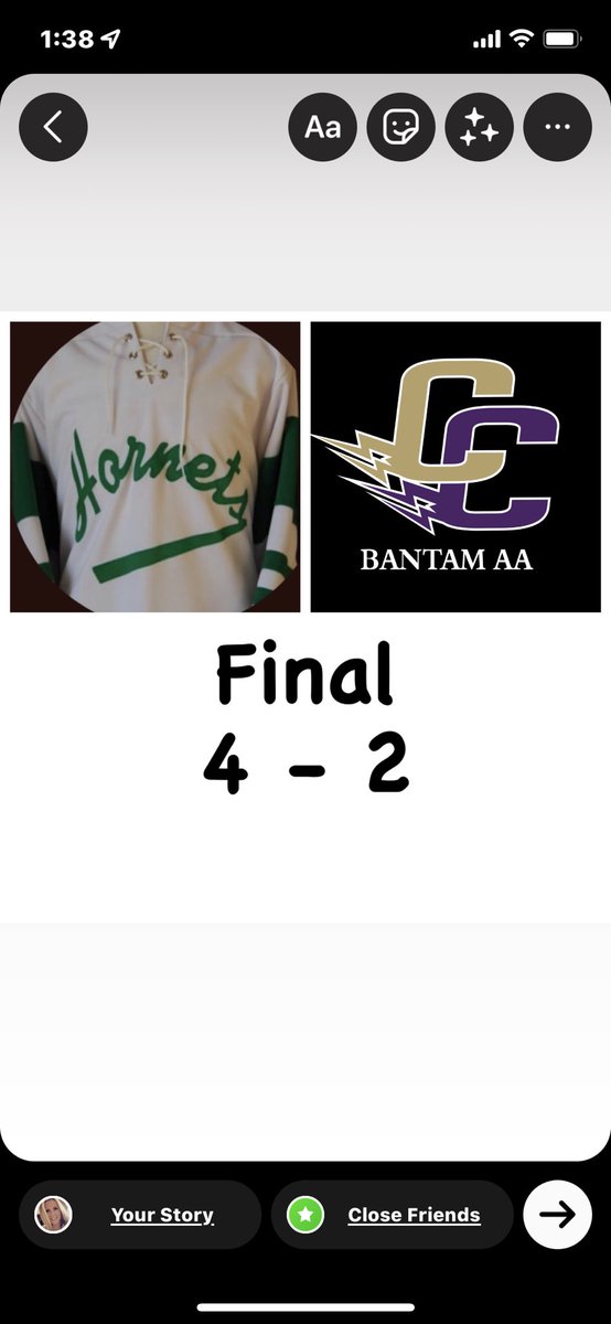 12/18 12:05pm away game. Stung by the <a href="/edinabantamAA/">Edina Bantam AA</a>  hornets!