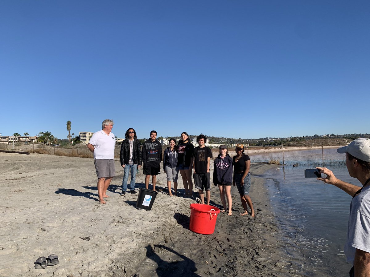 WillJacoway's tweet photo. Released White Sea bass with @hubbsmikes and @HubbsResearch today as part of the #SITC program.
@helixcharter students were excited to release the WSB that THEY raised and cared for. https://t.co/T6HqkZul9f