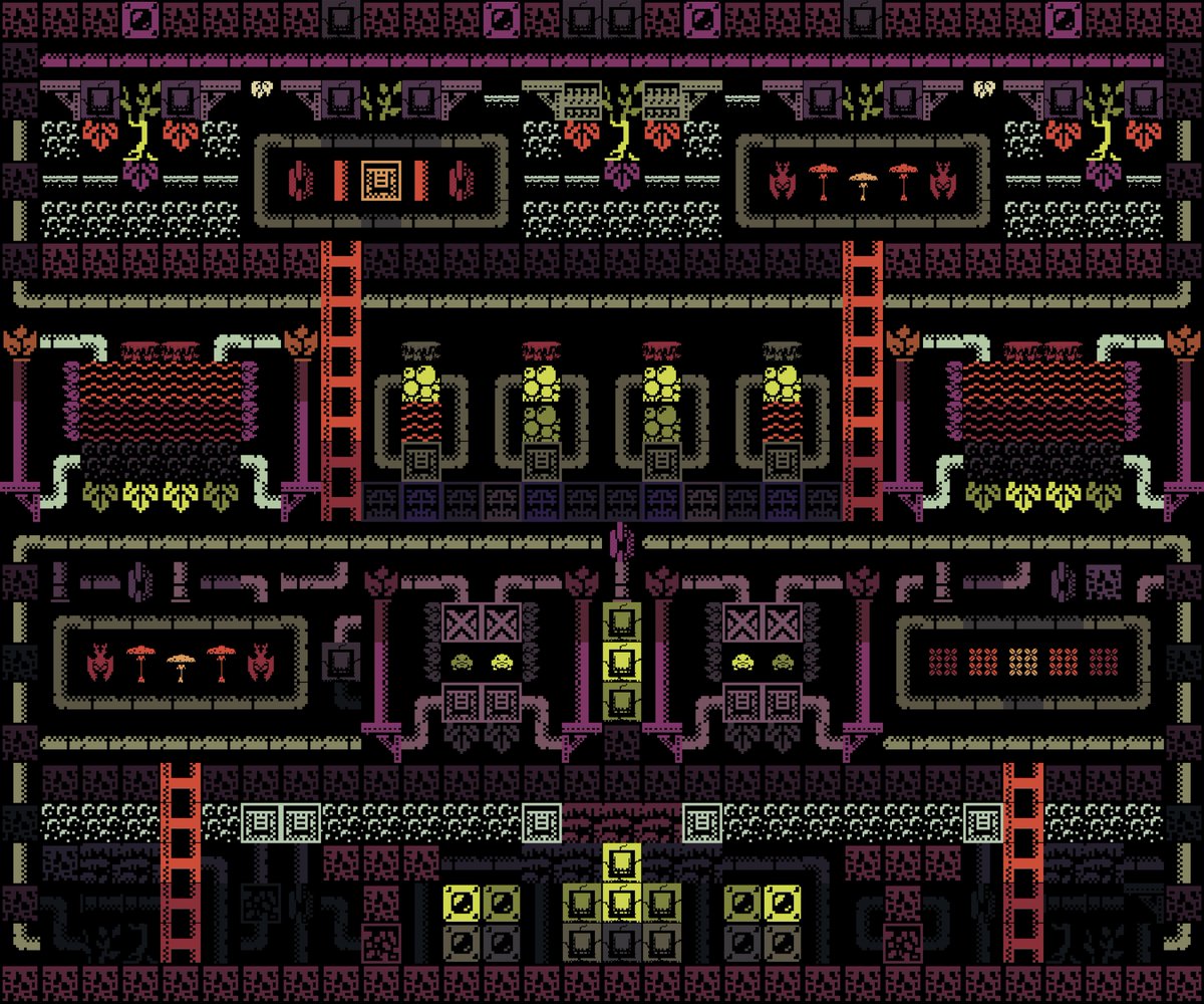 #artwork #abstract #illustration #arcade #retrogaming #8bits #1bit #pixelart #pixel #artwork #playscii #charset #playscii